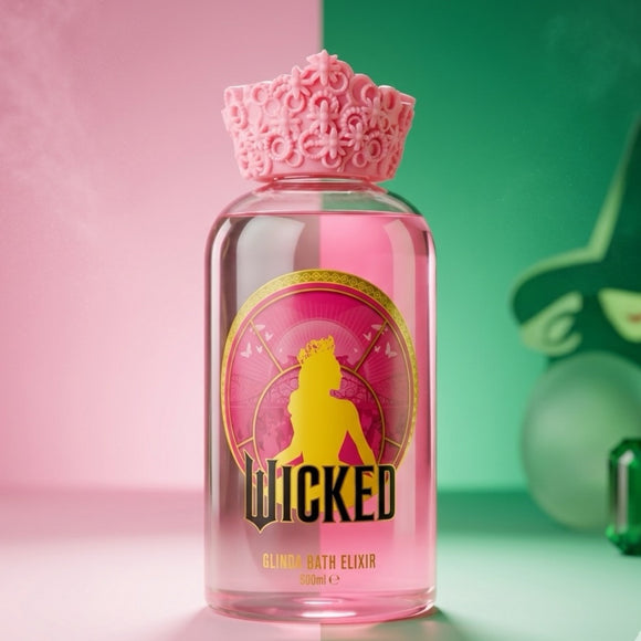 Wicked Glinda Bath Elixir 500ml Pink Luxury Bubble Bath Limited Edition