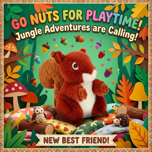 Keeleco 100% Recycled Plush Eco Toys (Red Squirrel)