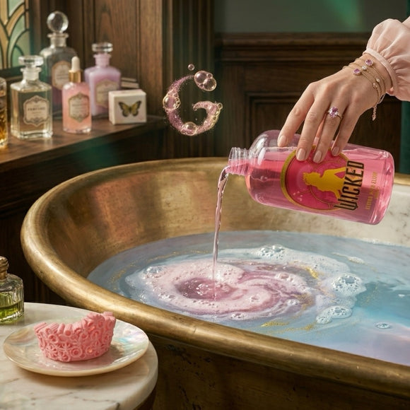 Wicked Glinda Bath Elixir 500ml Pink Luxury Bubble Bath Limited Edition