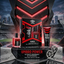Umbro Power Mens Gift Set Eau De Toilette 20ml & Shower Gel 60ml | Fresh Sport Fragrance Grooming Set-6