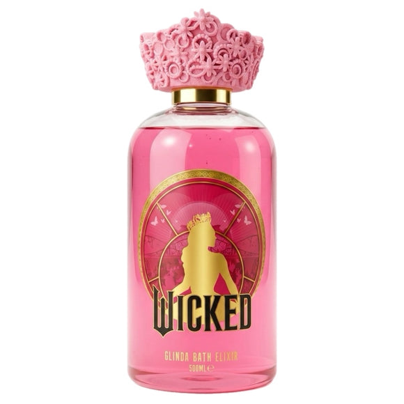 Wicked Glinda Bath Elixir 500ml Pink Luxury Bubble Bath Limited Edition