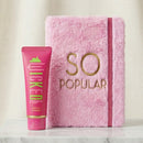 Wicked “So Popular” Gift Set – Pink Furry Notebook & Hand Balm-9