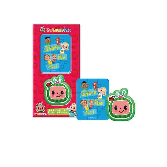 Cocomelon Bath Tiles and Fizzer Set 100g X 1