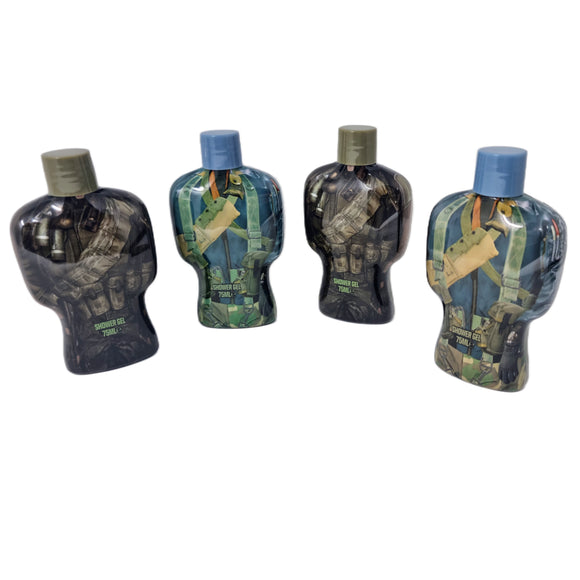 Call of Duty Soldier Shower Gel Gift Set – 4 x 75ml Body Wash Bottles – Gaming Themed Men’s Gift