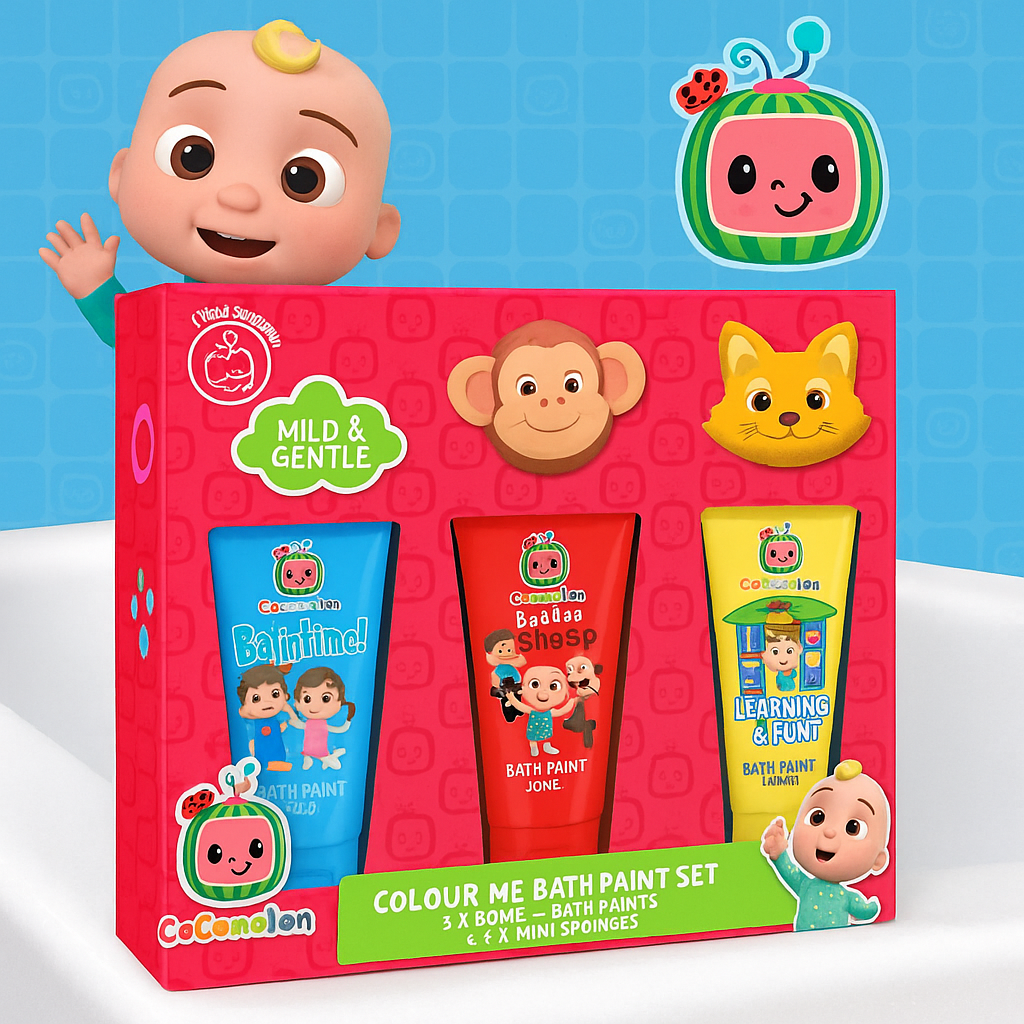 CoComelon Colour Me Bath Paint Set 150ml
