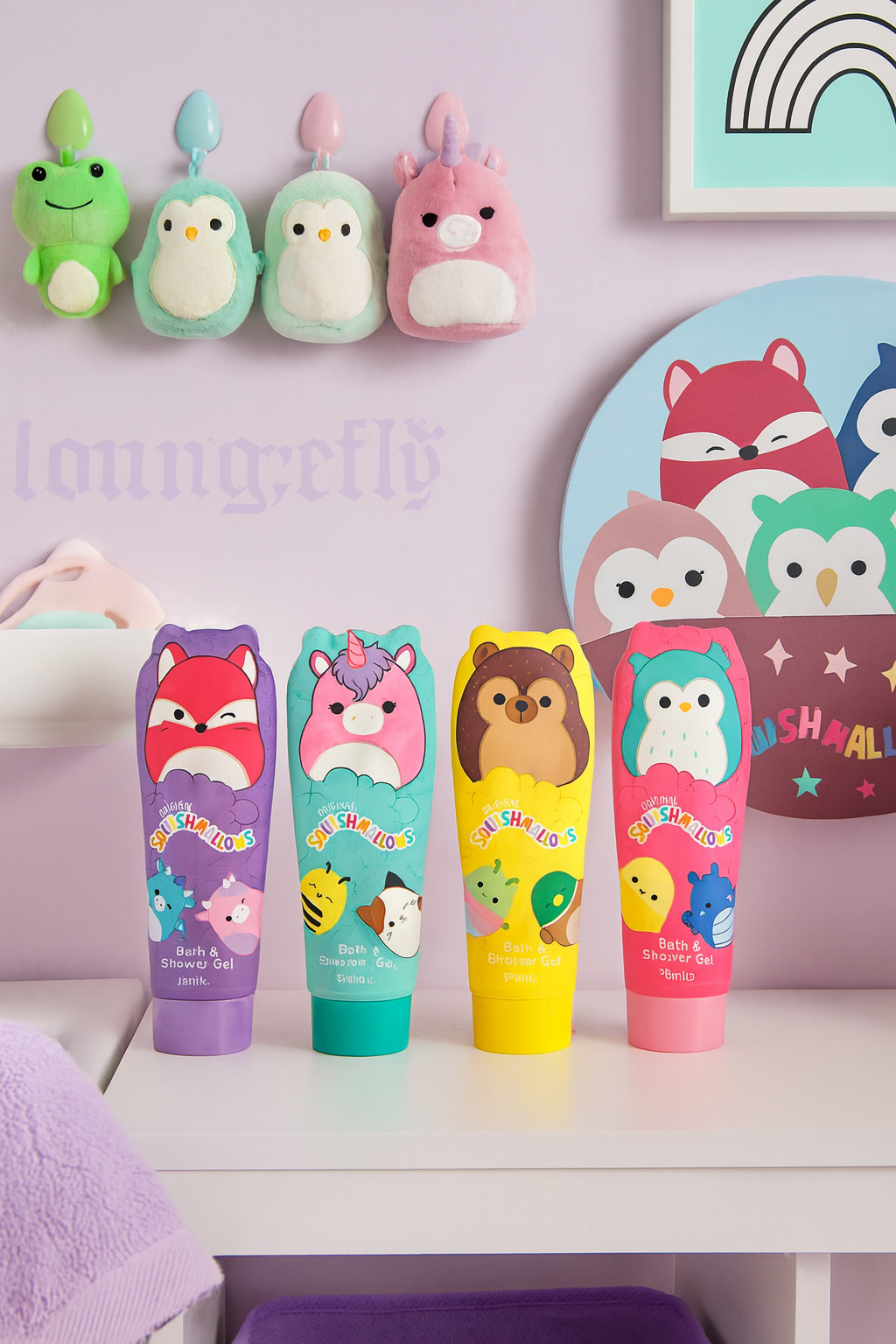 Squishmallows Character Bath & Shower Gel Set