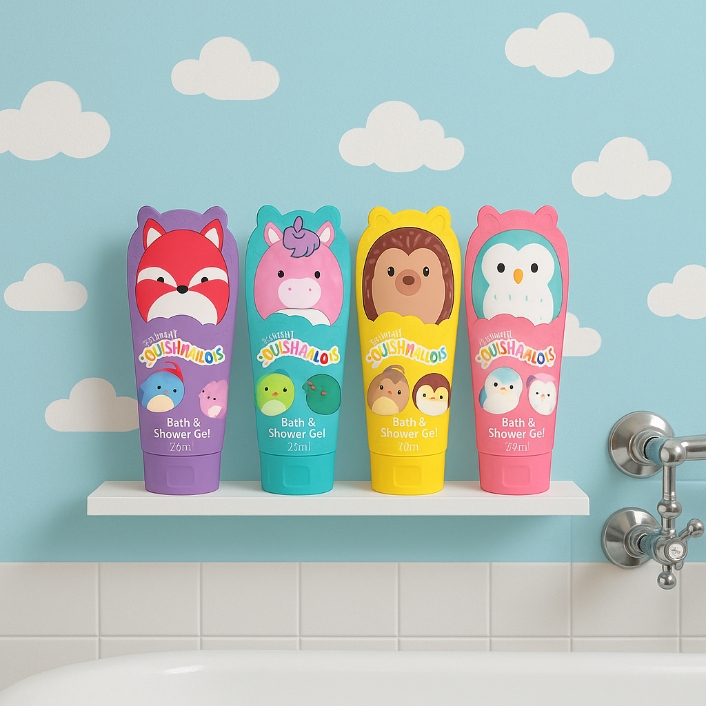 Squishmallows Character Bath & Shower Gel Set