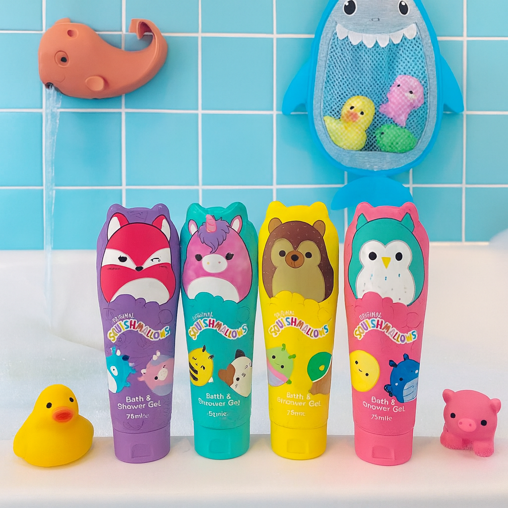 Squishmallows Character Bath & Shower Gel Set