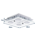 Eglo Ceiling Light 4 Spot CABO-C - GU10 Bulbs Included - IP20-2