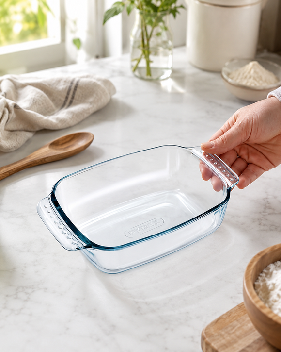 Pyrex Borosilicate Glass Rectangular Roaster – 30 x 20cm