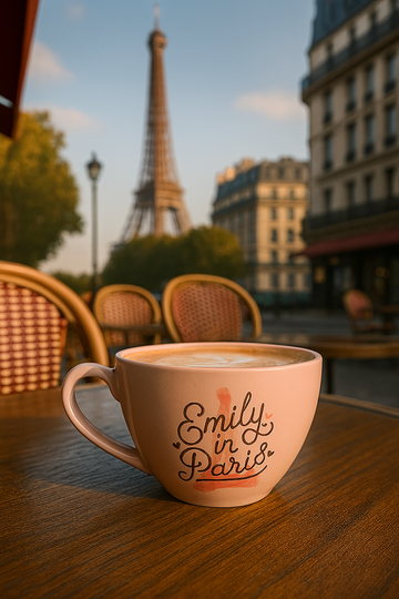 Emily in Paris cappuccino cup & 150ml body lotion - 0