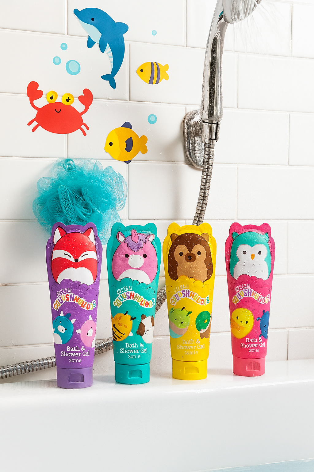 Squishmallows Character Bath & Shower Gel Set