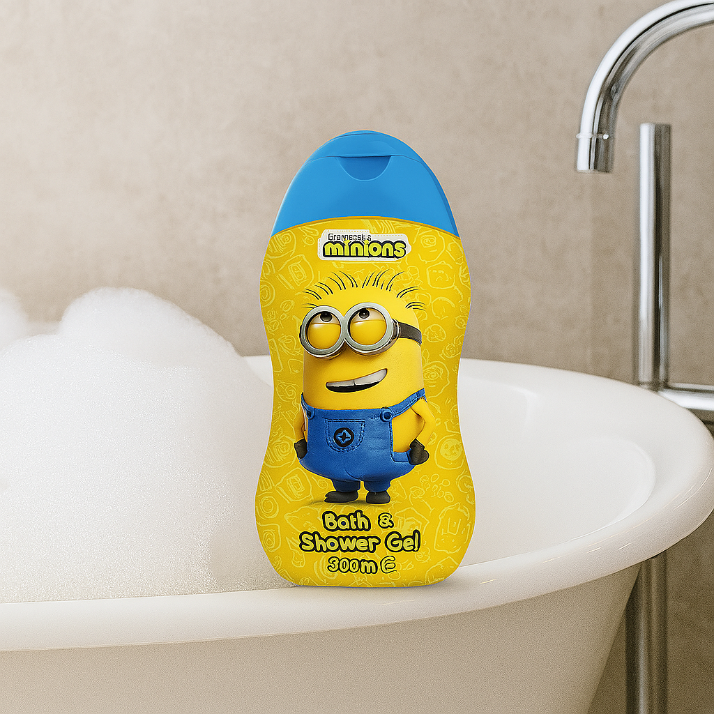 Minions bath & shower gel 300ml & Minion Banana smile 350ml Set - 0