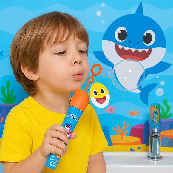 Baby Shark Bubble Bath & Bubble Blower Microphone Style