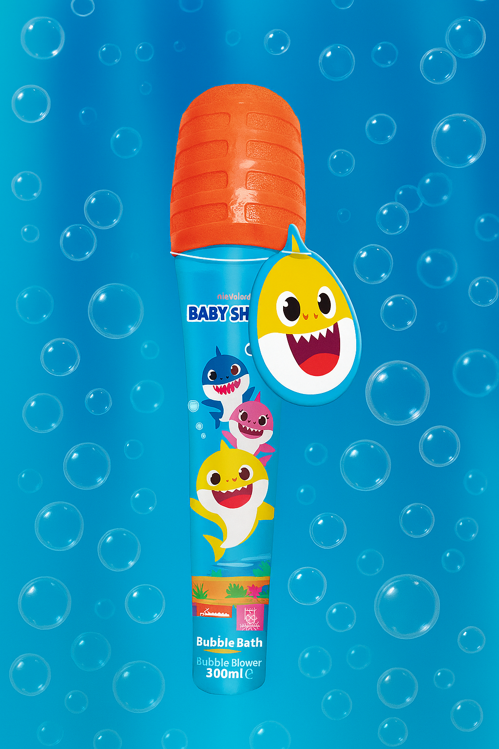 Baby Shark Bubble Bath & Bubble Blower Microphone Style - 0