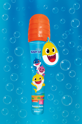 Baby Shark Bubble Bath & Bubble Blower Microphone Style - 0