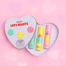 Swizzels Love Hearts Lip Balm Trio Perfect Gift Tin CHERRY, MINT & VANILLA-1