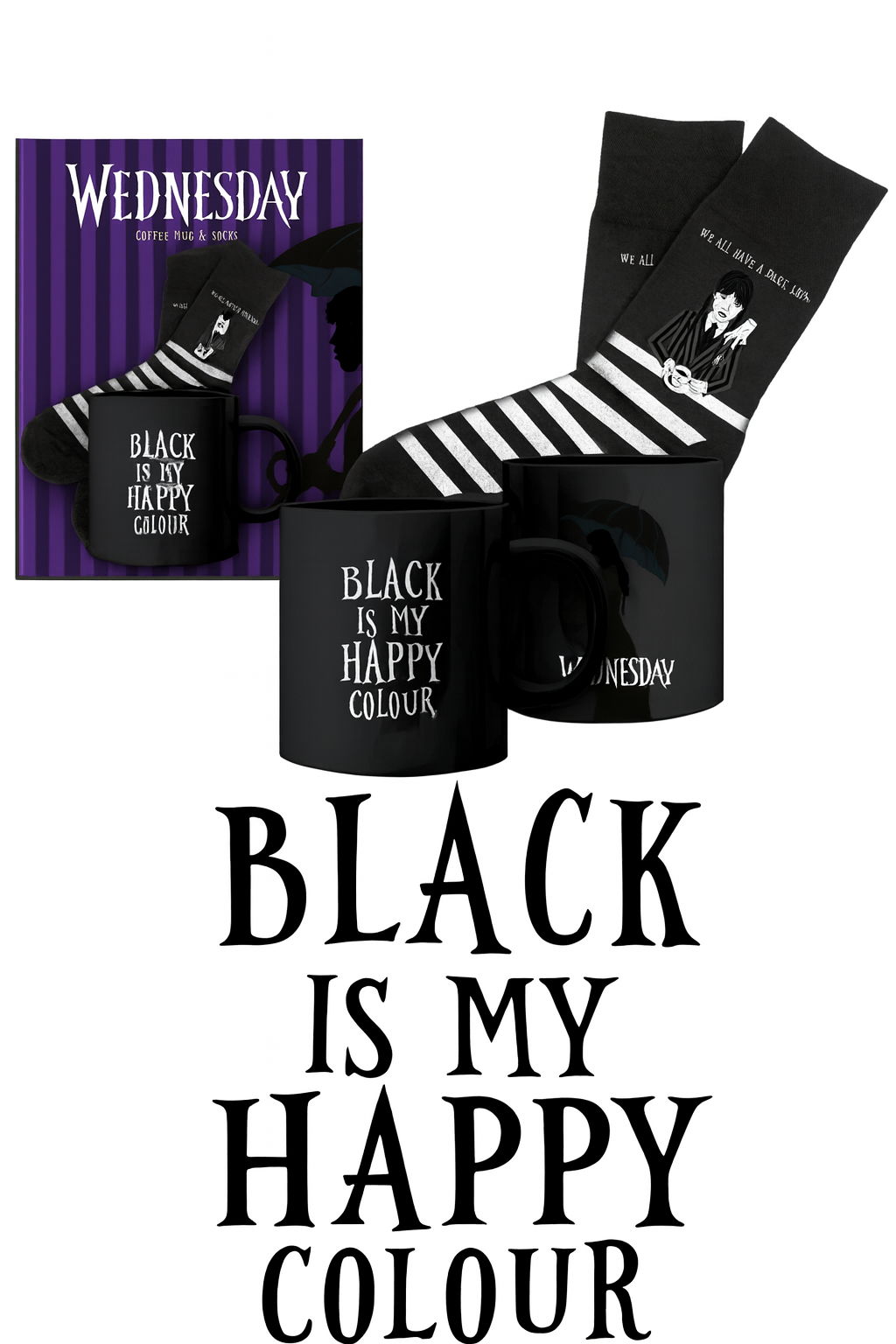 Wednesday Mug & Socks Gift Set