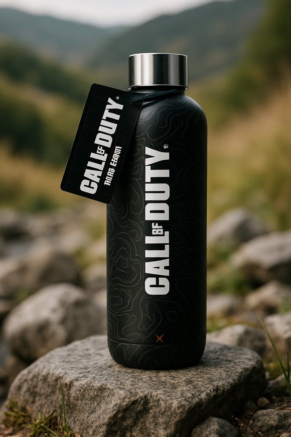 Call of Duty Stainless Steel Water Bottle 750ml Insulated Metal Bottle Official