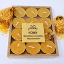Handmade Beeswax Tea Light Candles Pack of 12-7