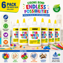 UHU PVA White Glue 6 Pack, 250g-2