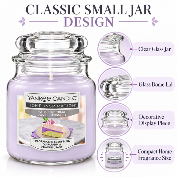  Yankee Candle Home Inspiration sweet matcha scented candle in a small jar
