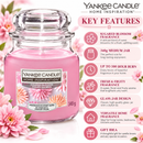  340g Sugared Blossom Yankee Candle Home Inspiration floral scented candle