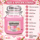  Yankee Candle floral fragrance candle for living room and bedroom ambience
