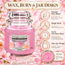  Sugared Blossom scented soy blend candle in a medium jar by Yankee Candle
