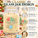  Christmas Cookie double wick candle by Yankee Candle with sweet bakery fragrance
