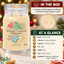  Large Yankee Candle Christmas Cookie scented candle for Christmas décor
