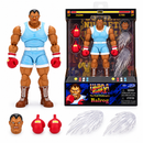 Detailed Jada Street Fighter Balrog action figure with sculpted boxing gloves and outfit

