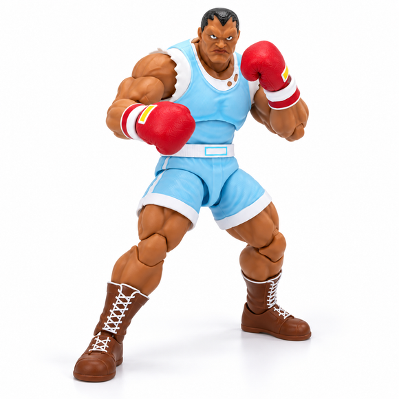 Jada Toys Balrog 1:12 scale figure in arcade-inspired collector display packaging
