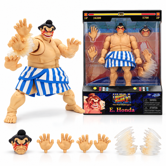  Street Fighter II E. Honda collectible action figure by Jada Toys
