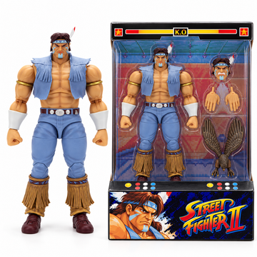  Jada Toys Street Fighter II T. Hawk 6-inch articulated action figure
