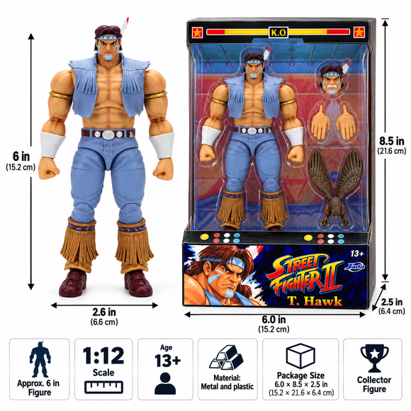  Jada Toys Street Fighter collectible figure for gaming fans
