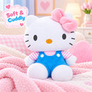 Colourful Hello Kitty soft plush doll available in pink blue red and green
