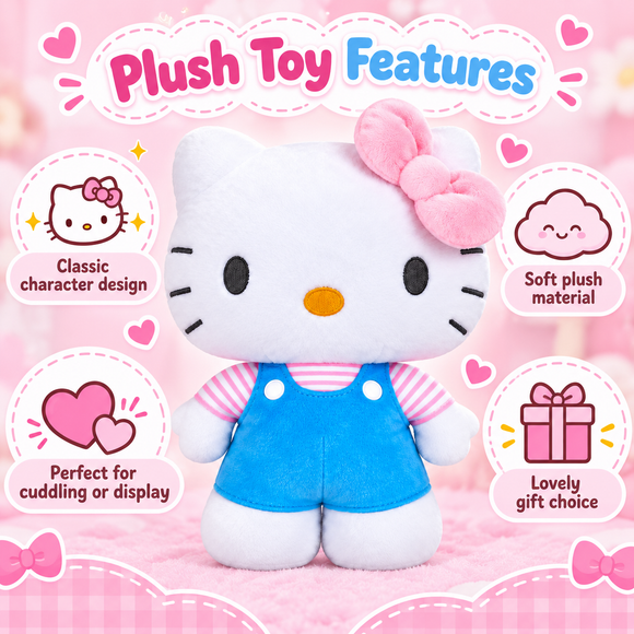 Large Hello Kitty cuddly soft toy for sofa bed and shelf decoration
