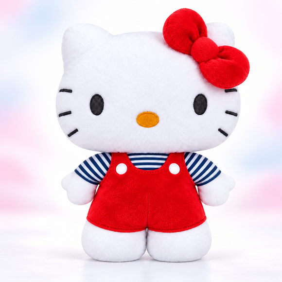  Hello Kitty soft stuffed toy in blue 50cm character plush design
