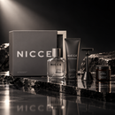 Nicce grey skincare set compact beauty product packaging for skincare and personal care collections