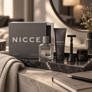  Nicce skincare set grey package with 20 x 19 x 5 cm dimensions
