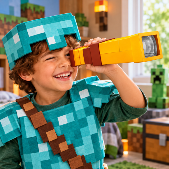  Mattel Minecraft Pixel Spyglass costume accessory for children aged 6 and up
