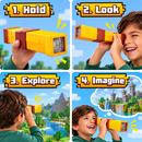  Minecraft Pixel Spyglass role-play accessory inspired by the popular video game
