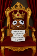 Funny Crochet Poop Plushie with Sign Positive Poo Encouragement Gift Handmade-3