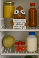 Funny Crochet Poop Plushie with Sign Positive Poo Encouragement Gift Handmade-4