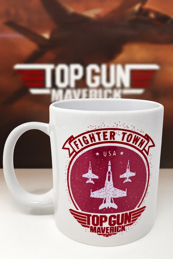 Top Gun Heat Changing Mug and Coaster