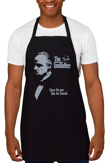 The Godfather BBQ Barbecue Grilling Apron Funny Kitchen Gift for Men