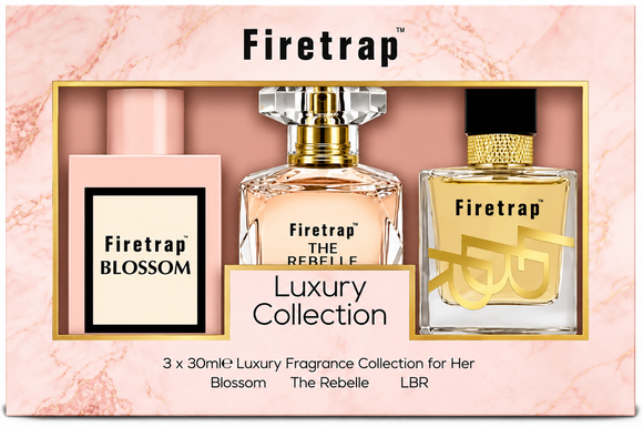 Firetrap Women's Perfume Gift Set – 3 x 30ml Eau de Toilette Fragrance Collection