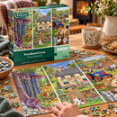  Falcon Woodland Farm 1000 piece countryside jigsaw puzzle for adults
