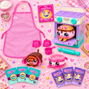 Cookeez Makery Lil' Bakez Multi Pet Playset packaging with three plush surprises
